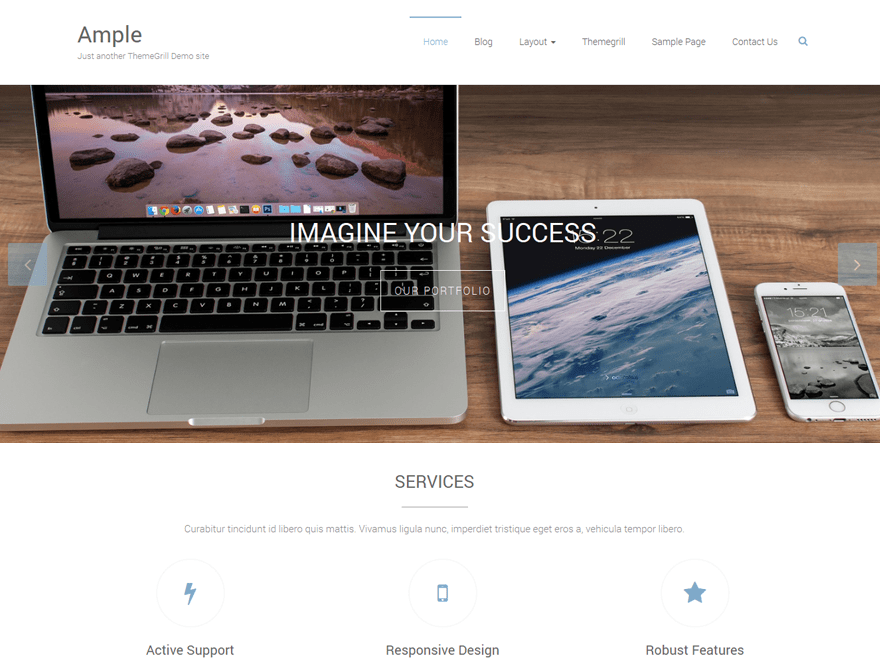 ample Ample Free WooCommerce Themes For WordPress