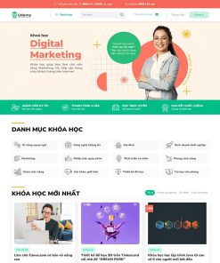 Theme WordPress bán khóa học 03