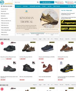 Theme WordPress bán đồ bảo hộ lao động 03