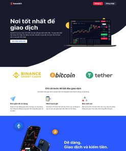 Theme WordPress giới thiệu sàn giao dịch BO 03