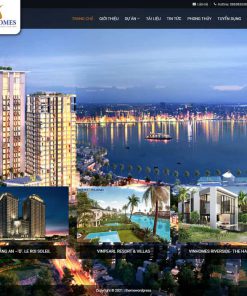 Phù hợp làm mẫu website giới thiệu về các dự án bất động sản, giao diện đẹp, hiện đại, độc lạ, bố cục hợp lý phù hợp nhiều loại dự án bất động sản