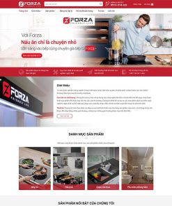 Theme WordPress bán bếp từ, bếp hồng ngoại 02