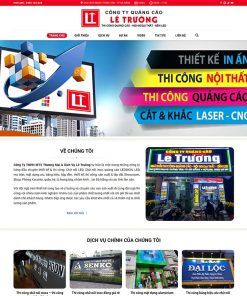 Theme WordPress làm biển quảng cáo