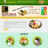 Theme WordPress quán bún đậu mắm tôm