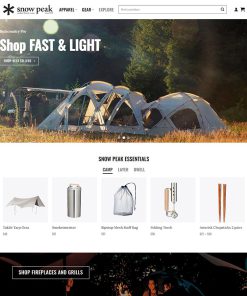 Theme WordPress bán lều du lịch, đồ phượt camping