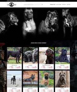 Theme WordPress bán chó săn