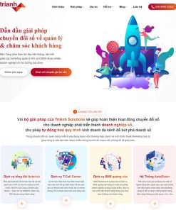 Theme WordPress dịch vụ chuyển đổi số doanh nghiệp