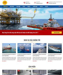 Theme WordPress công ty cơ khí