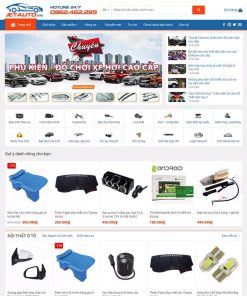 Theme wordpress bán đồ chơi xe hơi 01