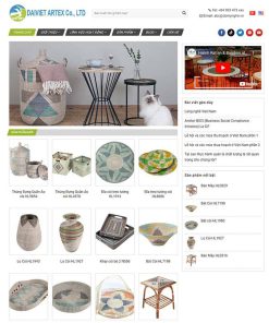 Theme WordPress đồ mỹ nghệ