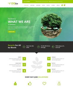 Theme WordPress tổ chức bảo vệ môi trường