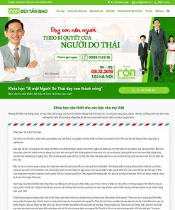 Theme WordPress khóa học đào tạo