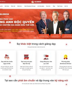 Theme WordPress trung tâm học tiếng anh 03