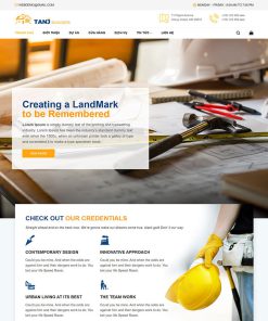 Theme WordPress giới thiệu công ty xây dựng 02