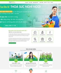 Theme WordPress dịch vụ giúp việc nhà