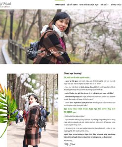 Theme WordPress khóa học sức khỏe