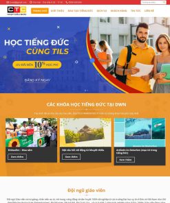 Theme WordPress trung tâm đào tạo tiếng Đức