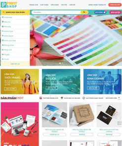 Theme Wordpress in ấn, thiết kế