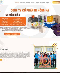 Theme WordPress Elementor công ty in ấn 07