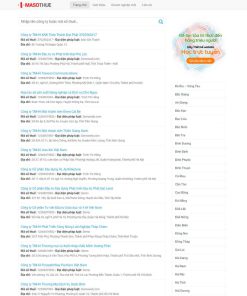 Theme WordPress tra cứu mã số thuế