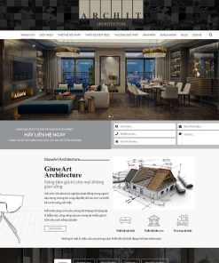 Theme WordPress công ty kiến trúc 02
