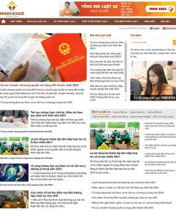 Theme WordPress luật sư 05