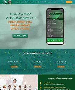 Theme WordPress giới thiệu đầu tư xổ số luckydozens