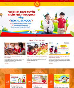 Theme WordPress trường mầm non