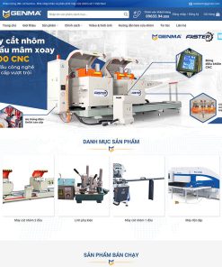 Theme WordPress công ty bán máy cắt, máy cơ khí 02