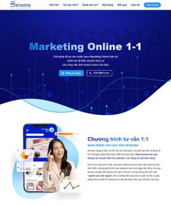 Theme WordPress landing page tư vấn marketing online
