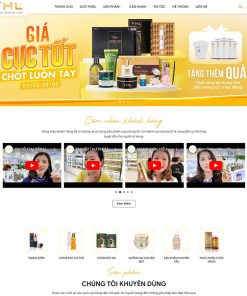 Theme WordPress mỹ phẩm 14