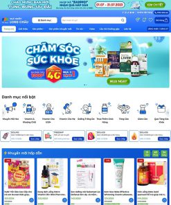 Theme WordPress nhà thuốc 07