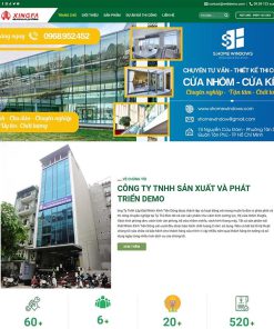 Theme WordPress công ty nhôm kính 05