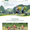 Theme WordPress nguyên liệu sạch - organic giống hanuti