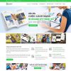 Theme WordPress dịch vụ in ấn, thiết kế 04