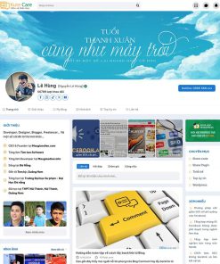 Theme WordPress blog cá nhân giống Facebook