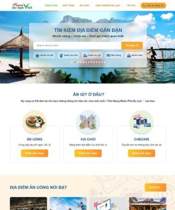 Theme WordPress review địa điểm du lịch, ăn uống