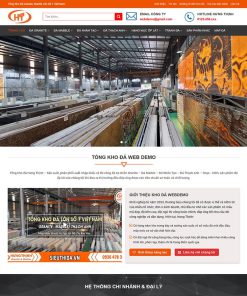 Theme WordPress tổng kho đá, siêu thị đá