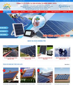 Theme WordPress điện năng lượng mặt trời 02