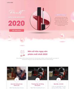 Theme WordPress Lading Page bán Son Dưỡng Môi