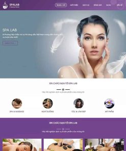 Theme Wordpress Spa làm đẹp 06