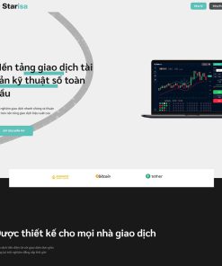 Theme WordPress giới thiệu sàn giao dịch BO 02