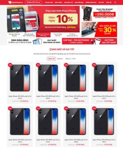 Theme WordPress sửa chữa điện thoại 03