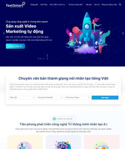 Theme wordpress dịch vụ chuyển văn bản thành giọng nói