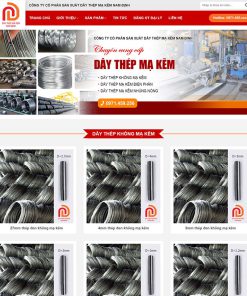 Theme WordPress công ty sắt thép