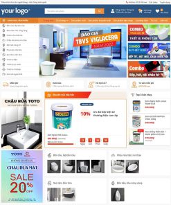 Theme WordPress Elementor bán thiết bị vệ sinh
