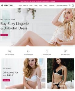 Theme WordPress thời trang nội y