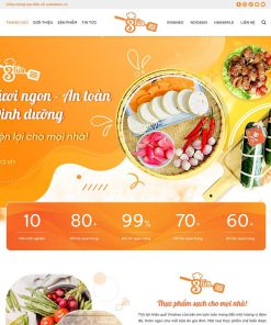 Theme WordPress thực phẩm sạch 29