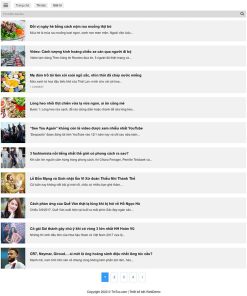 Theme WordPress tin tức cho mobile 24