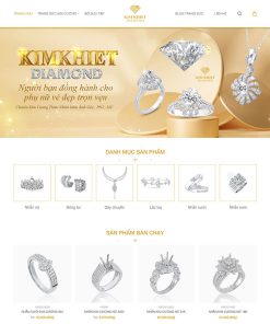 Theme WordPress bán trang sức 03